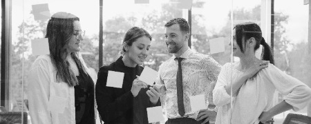 business people working project office photoaidcom greyscale 450x180