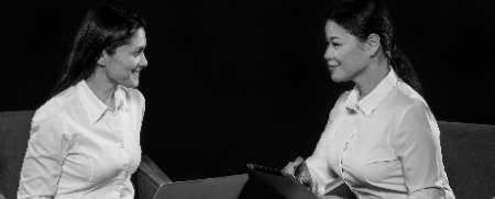 high angle womens meeting photoaidcom greyscale 450x181